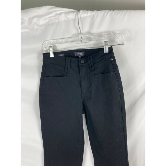 New NYDJ Bailey Relaxed Black Jean Size 0 - Picture 6 of 8